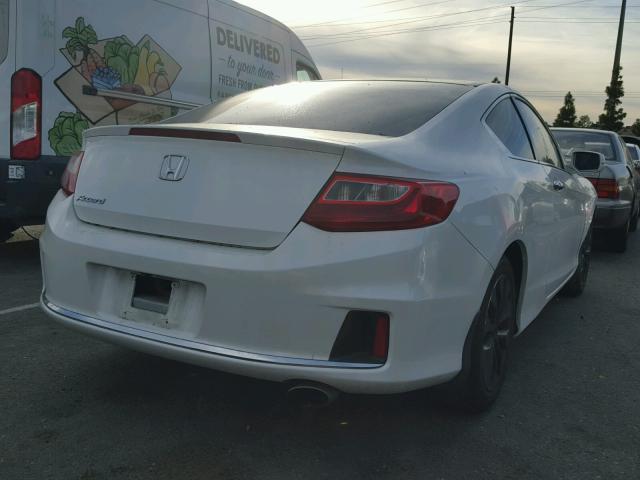 1HGCT1B7XEA006072 - 2014 HONDA ACCORD EX WHITE photo 4