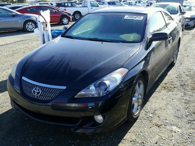 4T1CA38P74U022973 - 2004 TOYOTA CAMRY SOLA BLACK photo 2