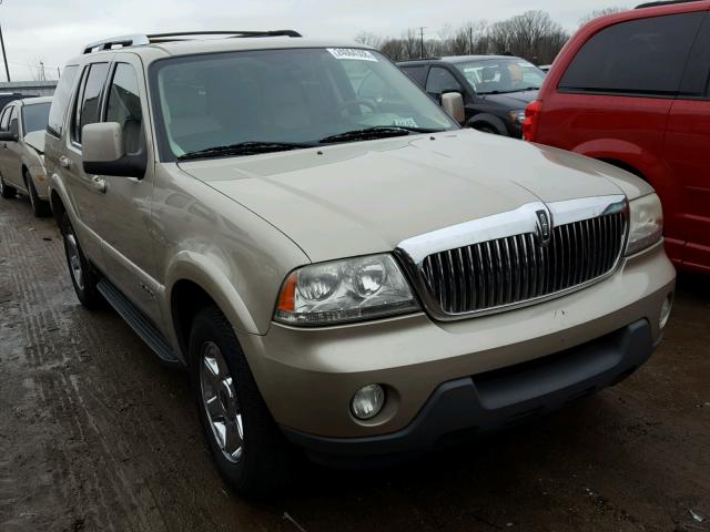 5LMEU68H95ZJ13433 - 2005 LINCOLN AVIATOR TAN photo 1