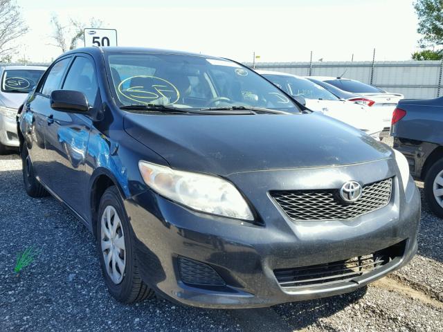 2T1BU4EE9AC433638 - 2010 TOYOTA COROLLA BA BLACK photo 1