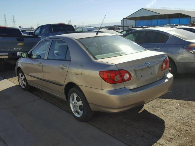 1NXBR32E56Z662016 - 2006 TOYOTA COROLLA CE GOLD photo 3