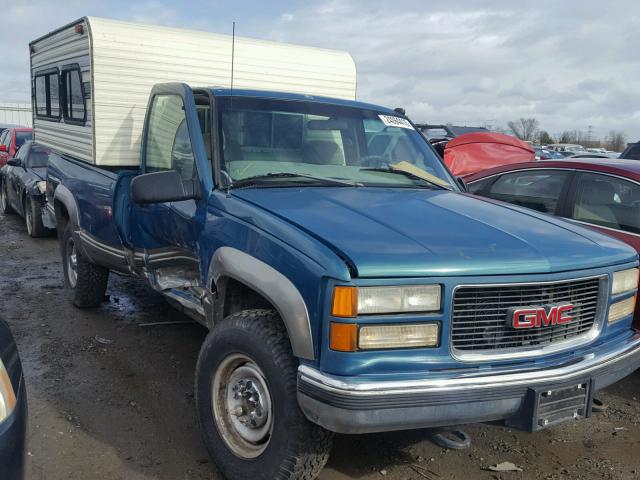 1GTGK24J8WZ515274 - 1998 GMC SIERRA K25 GREEN photo 1