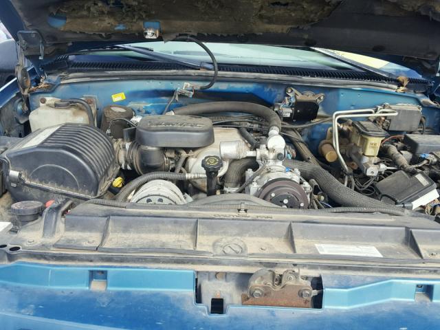 1GTGK24J8WZ515274 - 1998 GMC SIERRA K25 GREEN photo 7