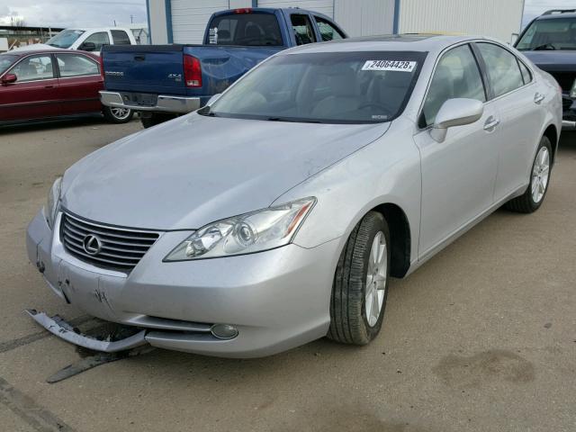 JTHBJ46G492282290 - 2009 LEXUS ES 350 SILVER photo 2