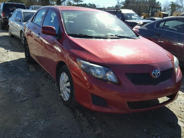 2T1BU4EE4AC396417 - 2010 TOYOTA COROLLA BA RED photo 1