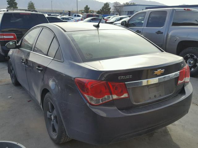 1G1PC5SB9E7122185 - 2014 CHEVROLET CRUZE LT BLACK photo 3