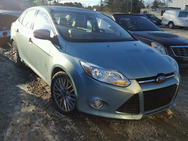 1FAHP3H2XCL443528 - 2012 FORD FOCUS SEL TEAL photo 1