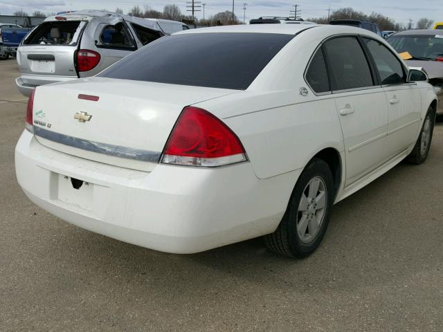 2G1WT57N291117301 - 2009 CHEVROLET IMPALA 1LT WHITE photo 4