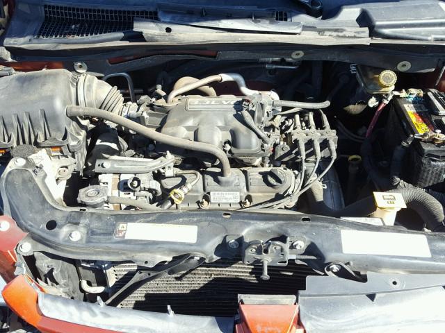 2D8HN44H58R797960 - 2008 DODGE GRAND CARA ORANGE photo 7