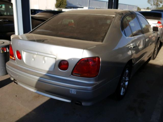 JT8BL69S540014441 - 2004 LEXUS GS 430 SILVER photo 4