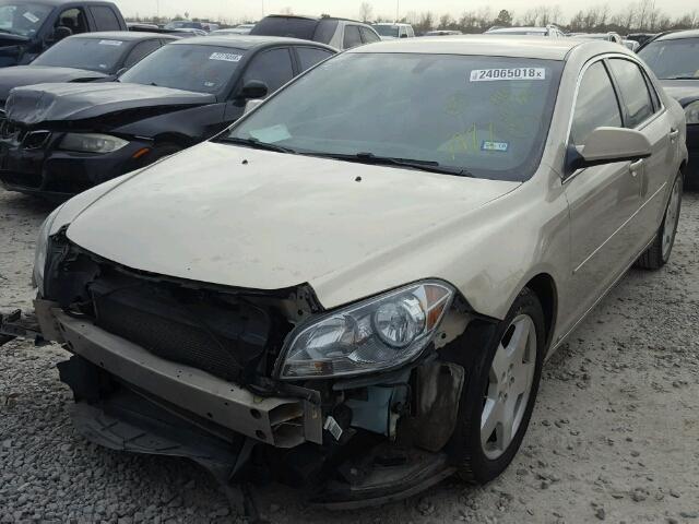 1G1ZJ57719F207276 - 2009 CHEVROLET MALIBU 2LT GOLD photo 2