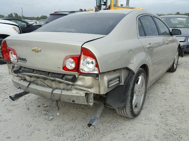 1G1ZJ57719F207276 - 2009 CHEVROLET MALIBU 2LT GOLD photo 4