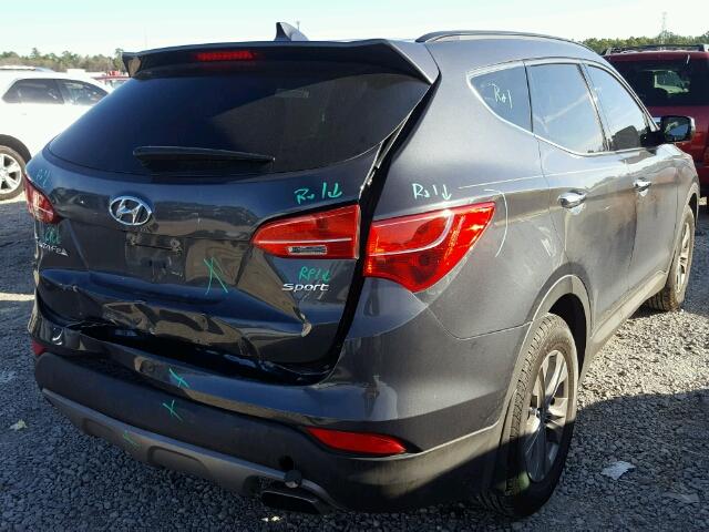 5XYZU3LB4GG342114 - 2016 HYUNDAI SANTA FE S GRAY photo 4