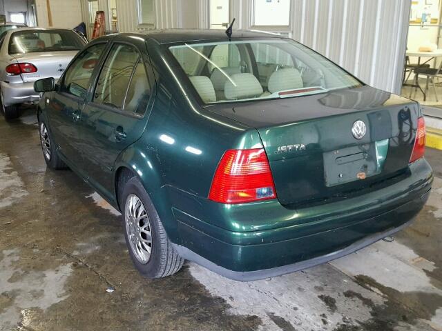 3VWRC29M9YM114245 - 2000 VOLKSWAGEN JETTA GL GREEN photo 3