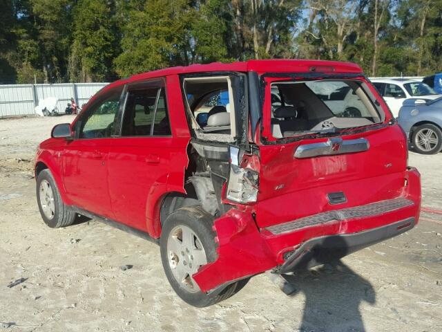 5GZCZ53436S809017 - 2006 SATURN VUE RED photo 3