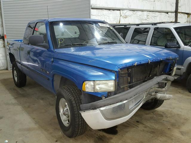 3B7HF13Y7XG177160 - 1999 DODGE RAM 1500 BLUE photo 1