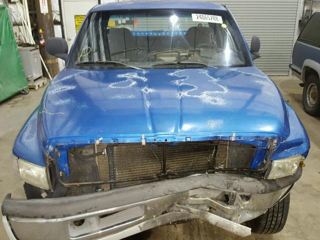 3B7HF13Y7XG177160 - 1999 DODGE RAM 1500 BLUE photo 7