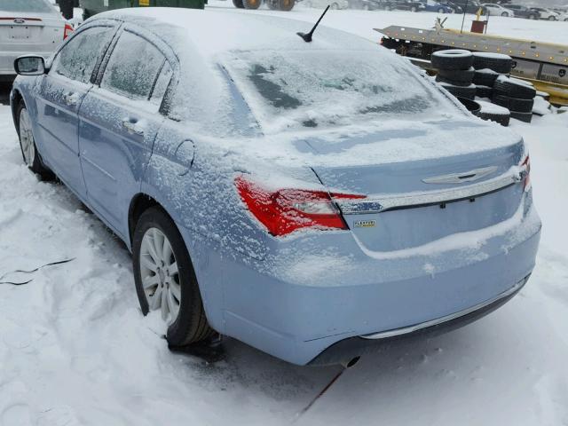 1C3CCBCG6DN659173 - 2013 CHRYSLER 200 LIMITE BLUE photo 3