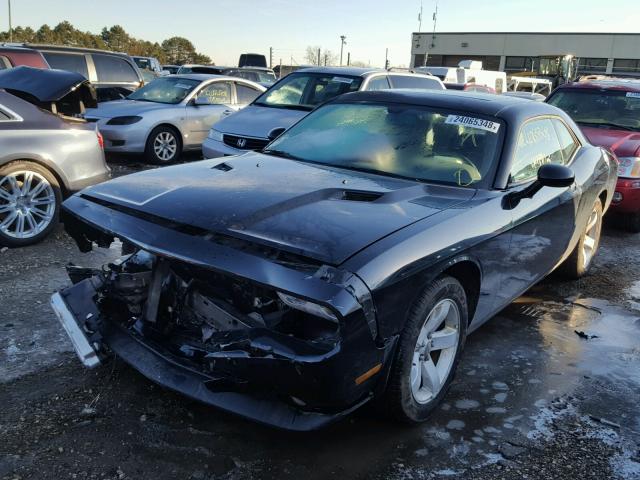 2C3CDYAG4DH699862 - 2013 DODGE CHALLENGER BLACK photo 2