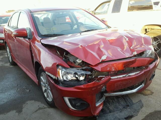 JA32U2FU7GU002168 - 2016 MITSUBISHI LANCER ES RED photo 1