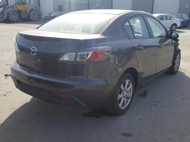 JM1BL1SG4A1258808 - 2010 MAZDA 3 I GRAY photo 4