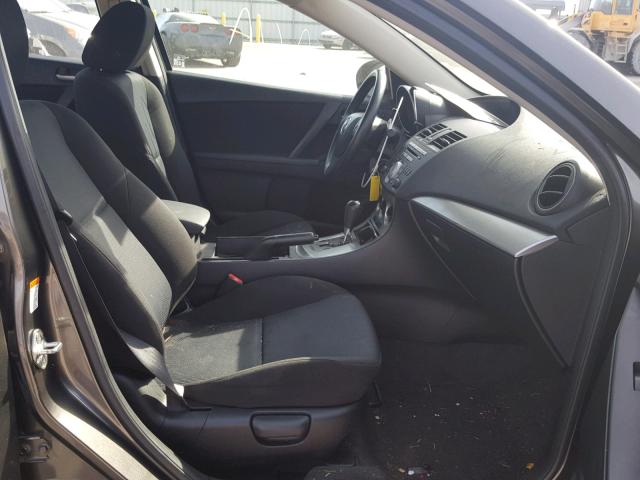 JM1BL1SG4A1258808 - 2010 MAZDA 3 I GRAY photo 5