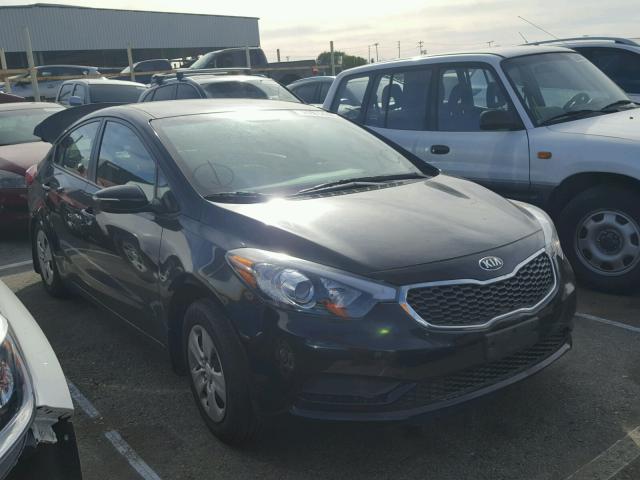 KNAFX4A68G5499057 - 2016 KIA FORTE LX BLACK photo 1