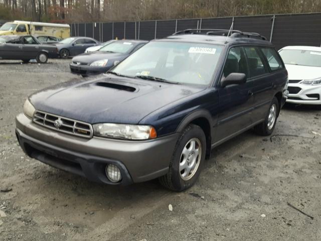 4S3BG6853V7651368 - 1997 SUBARU LEGACY OUT BLUE photo 2