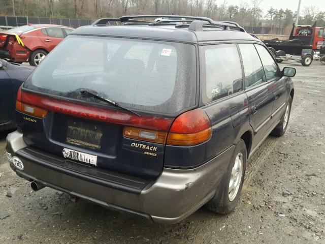 4S3BG6853V7651368 - 1997 SUBARU LEGACY OUT BLUE photo 4