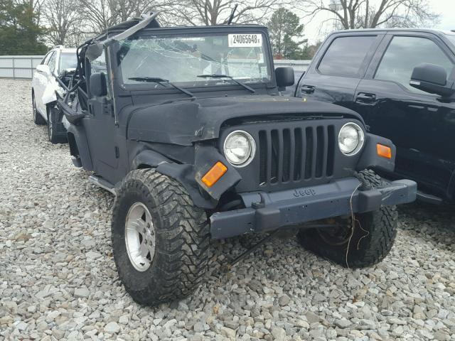 1J4FA44S56P713450 - 2006 JEEP WRANGLER / BLACK photo 1