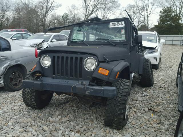 1J4FA44S56P713450 - 2006 JEEP WRANGLER / BLACK photo 2