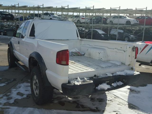 1GCCT19W4Y8221454 - 2000 CHEVROLET S TRUCK S1 WHITE photo 3