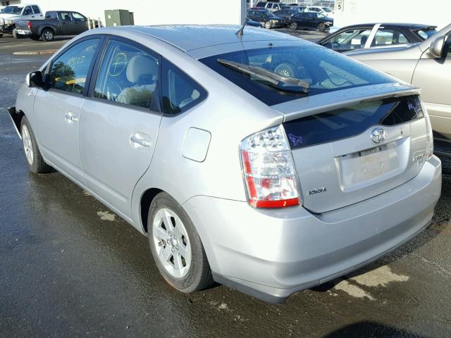 JTDKB20U363155621 - 2006 TOYOTA PRIUS SILVER photo 3