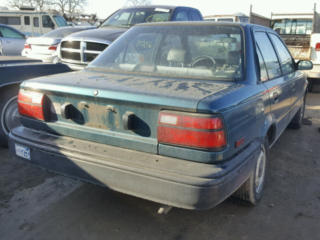 1NXAE91A2NZ295387 - 1992 TOYOTA COROLLA GREEN photo 4