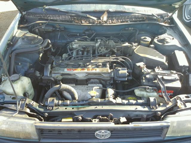 1NXAE91A2NZ295387 - 1992 TOYOTA COROLLA GREEN photo 7