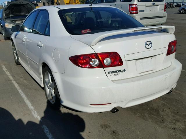 1YVHP80CX55M72458 - 2005 MAZDA 6 I WHITE photo 3