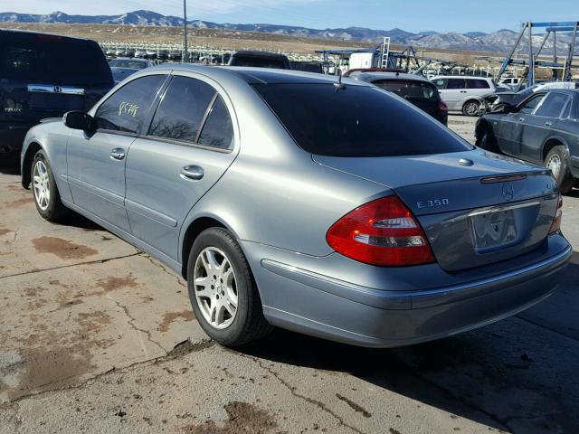 WDBUF87J06X184674 - 2006 MERCEDES-BENZ E 350 4MAT BLUE photo 3