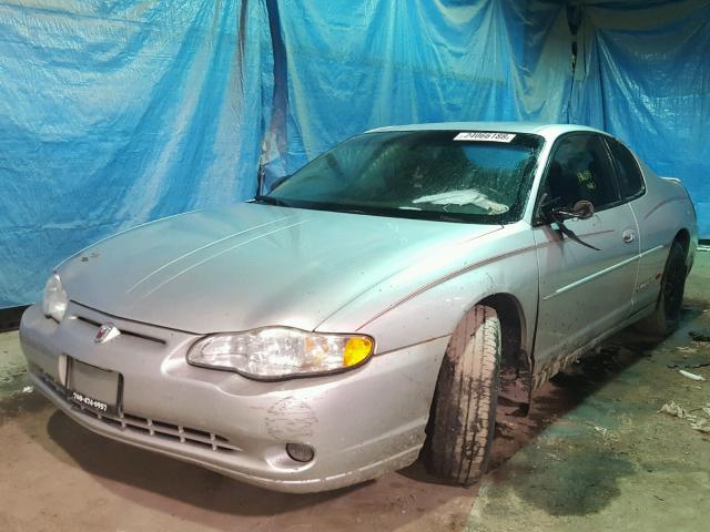 2G1WX12K5Y9309760 - 2000 CHEVROLET MONTE CARL SILVER photo 2