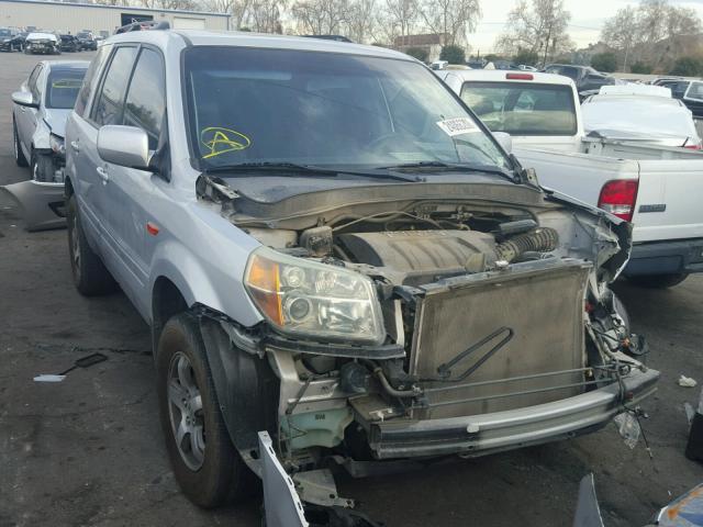 5FNYF28726B051282 - 2006 HONDA PILOT EX SILVER photo 1