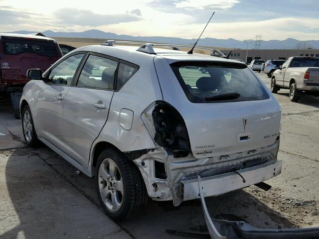 5Y2SM670X9Z426759 - 2009 PONTIAC VIBE AWD SILVER photo 3