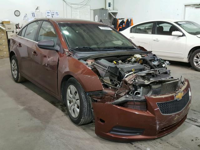 1G1PC5SH1C7223576 - 2012 CHEVROLET CRUZE LS BURGUNDY photo 1