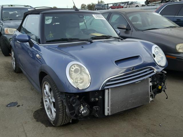 WMWRH33556TK59290 - 2006 MINI COOPER S BLUE photo 1