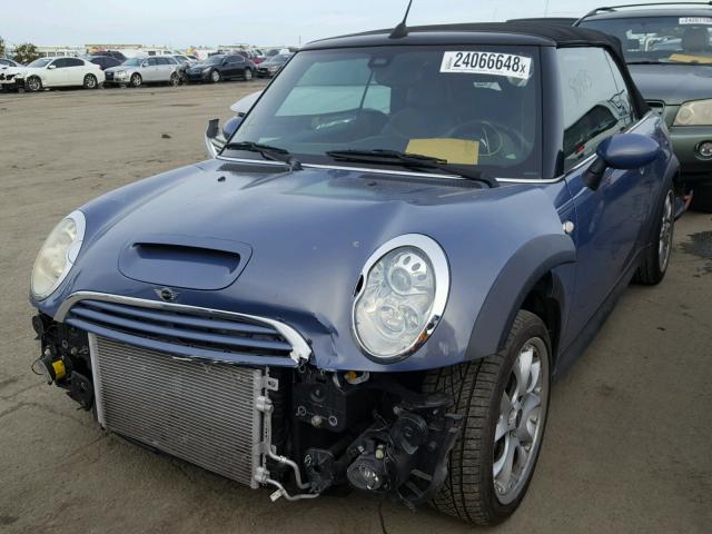 WMWRH33556TK59290 - 2006 MINI COOPER S BLUE photo 2