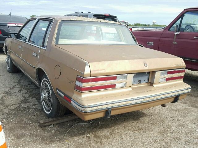 1G4AL19E8CD411865 - 1982 BUICK CENTURY LI BROWN photo 3