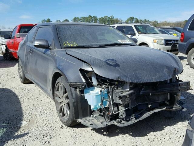 JTKJF5C70F3090906 - 2015 TOYOTA SCION TC GRAY photo 1