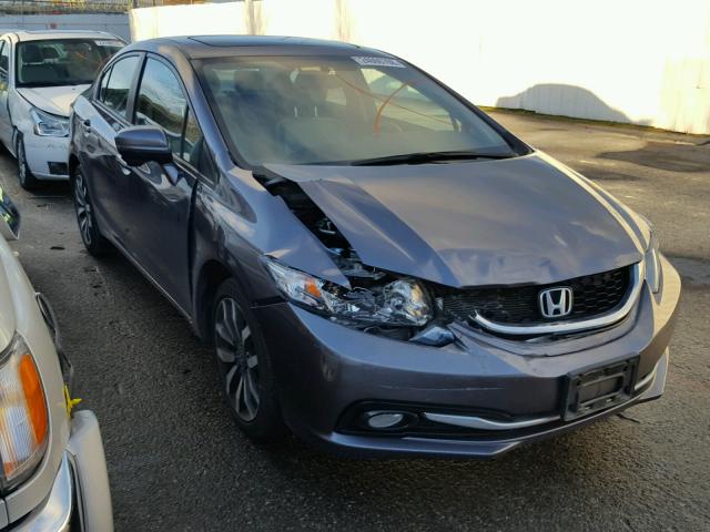 19XFB2F99EE236392 - 2014 HONDA CIVIC EXL 灰色 照片 1