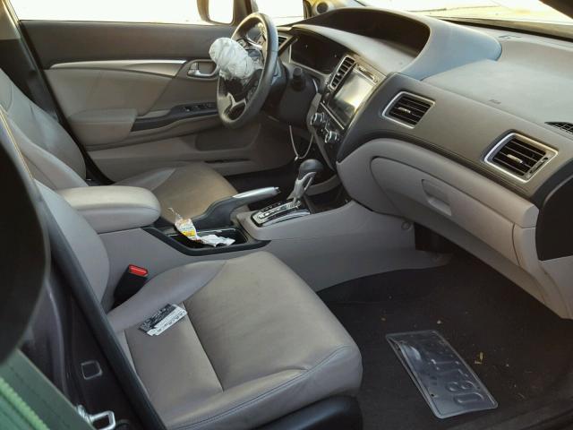 19XFB2F99EE236392 - 2014 HONDA CIVIC EXL 灰色 照片 5