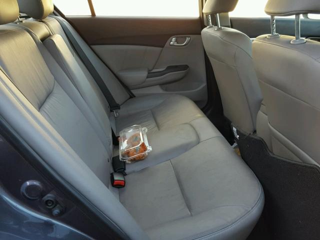 19XFB2F99EE236392 - 2014 HONDA CIVIC EXL 灰色 照片 6