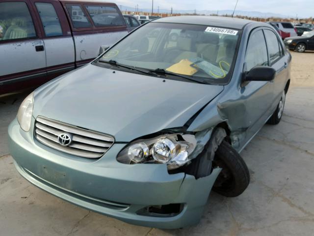 1NXBR32E96Z664996 - 2006 TOYOTA COROLLA CE GREEN photo 2