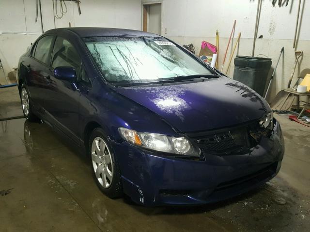 19XFA165X9E046939 - 2009 HONDA CIVIC LX BLUE photo 1